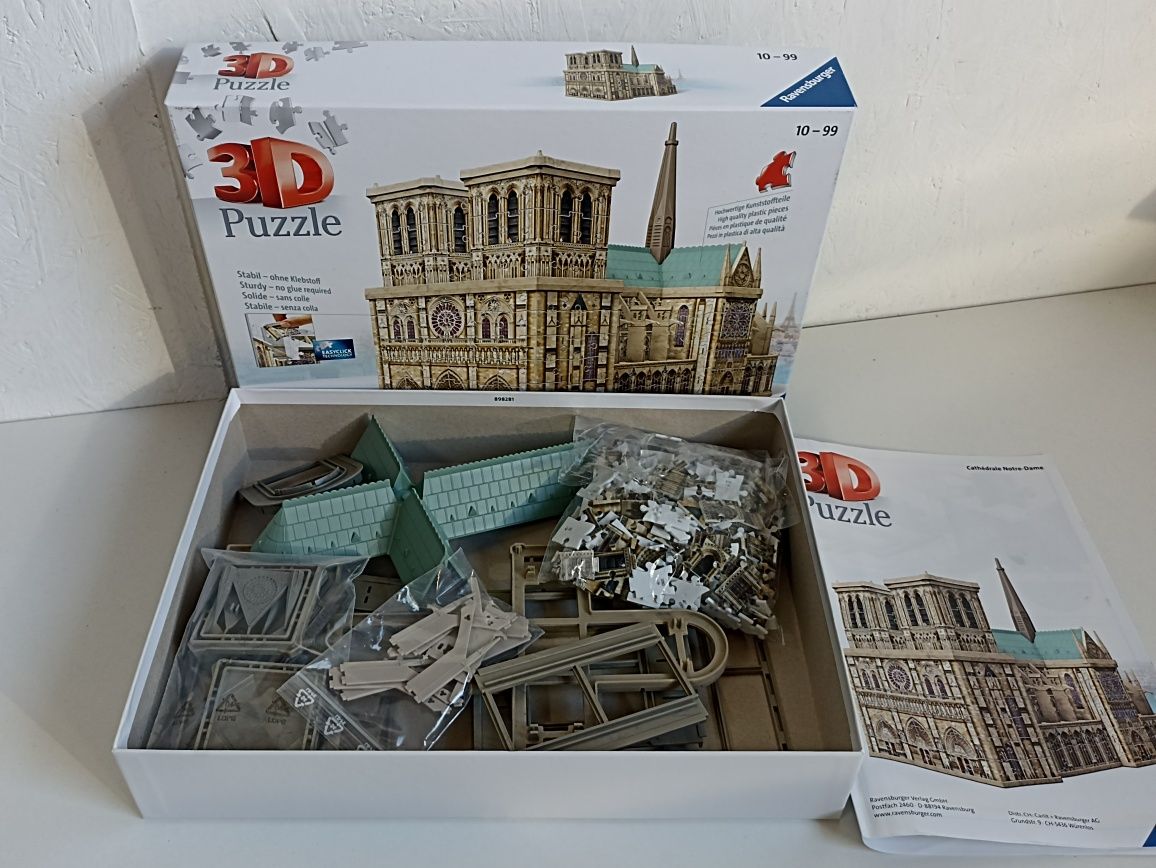 Puzzle 3D Ravensburger katedra Notre dame
(725)