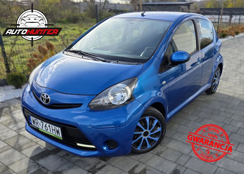 Toyota Aygo Benzyna, Klimatyzacja, 2x Koła, Serwis, Raport AutoDna