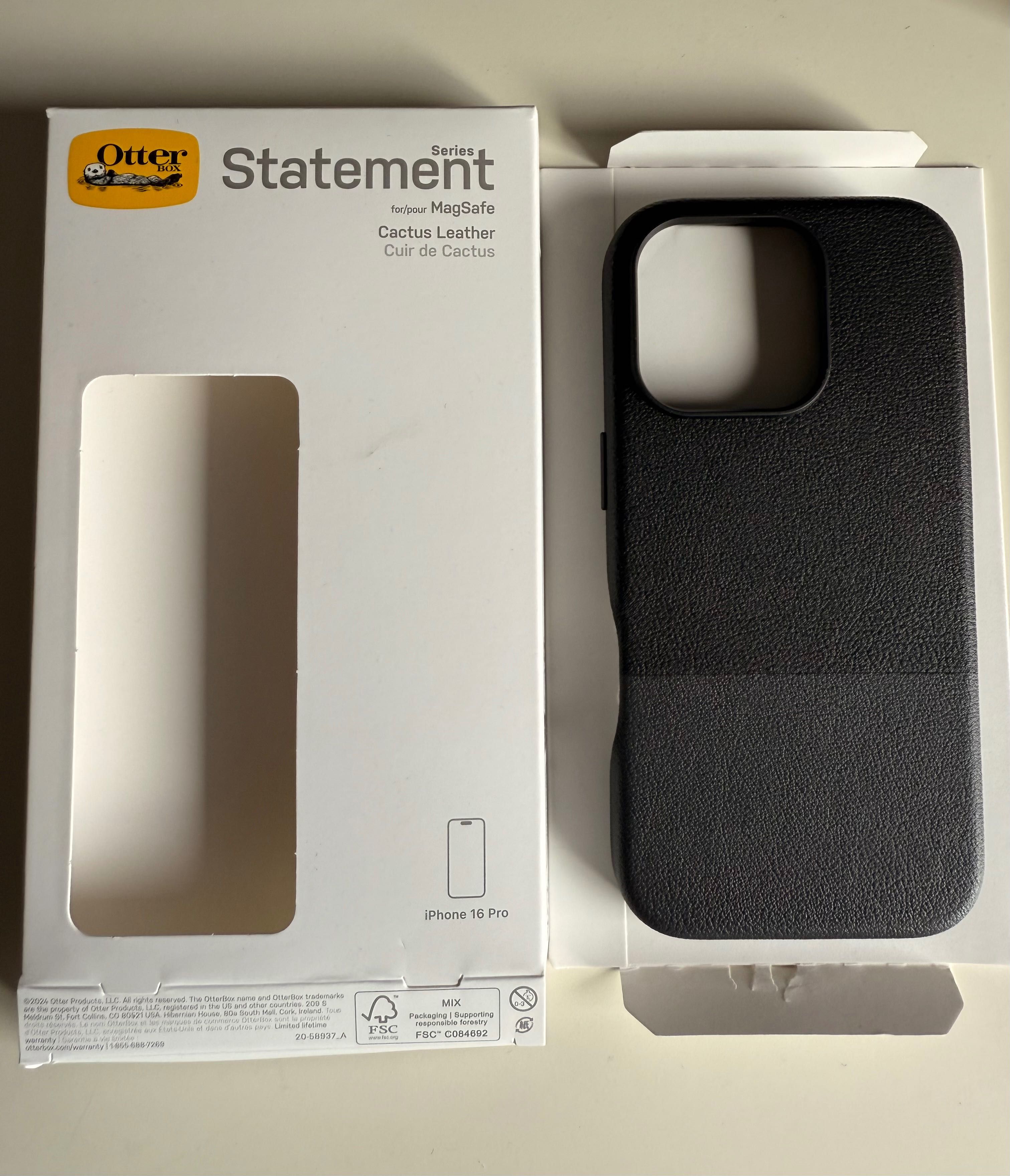 Capa apple iPhone 16 Pro - Preto pele de cacto OtterBox