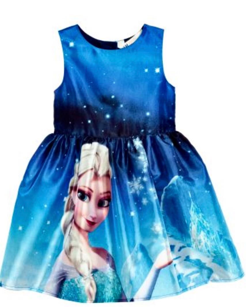 HM Sukienka Elsa, Elza, Kraina lodu, Frozen rozmiar 122