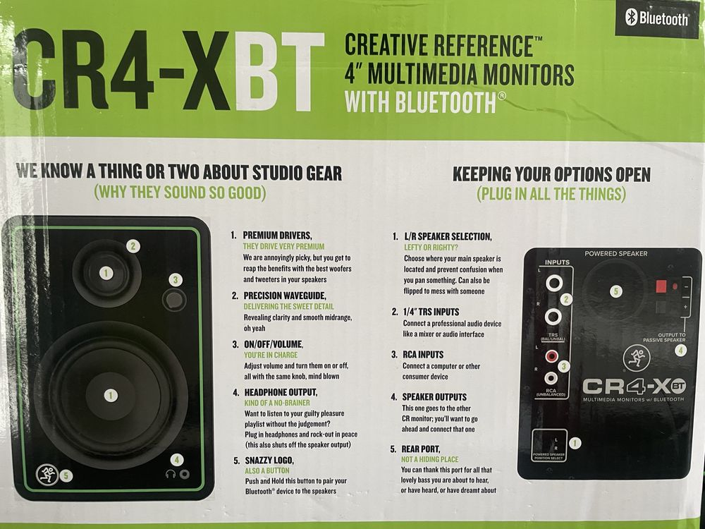 Mackie CR4-X BT - monitory studyjne