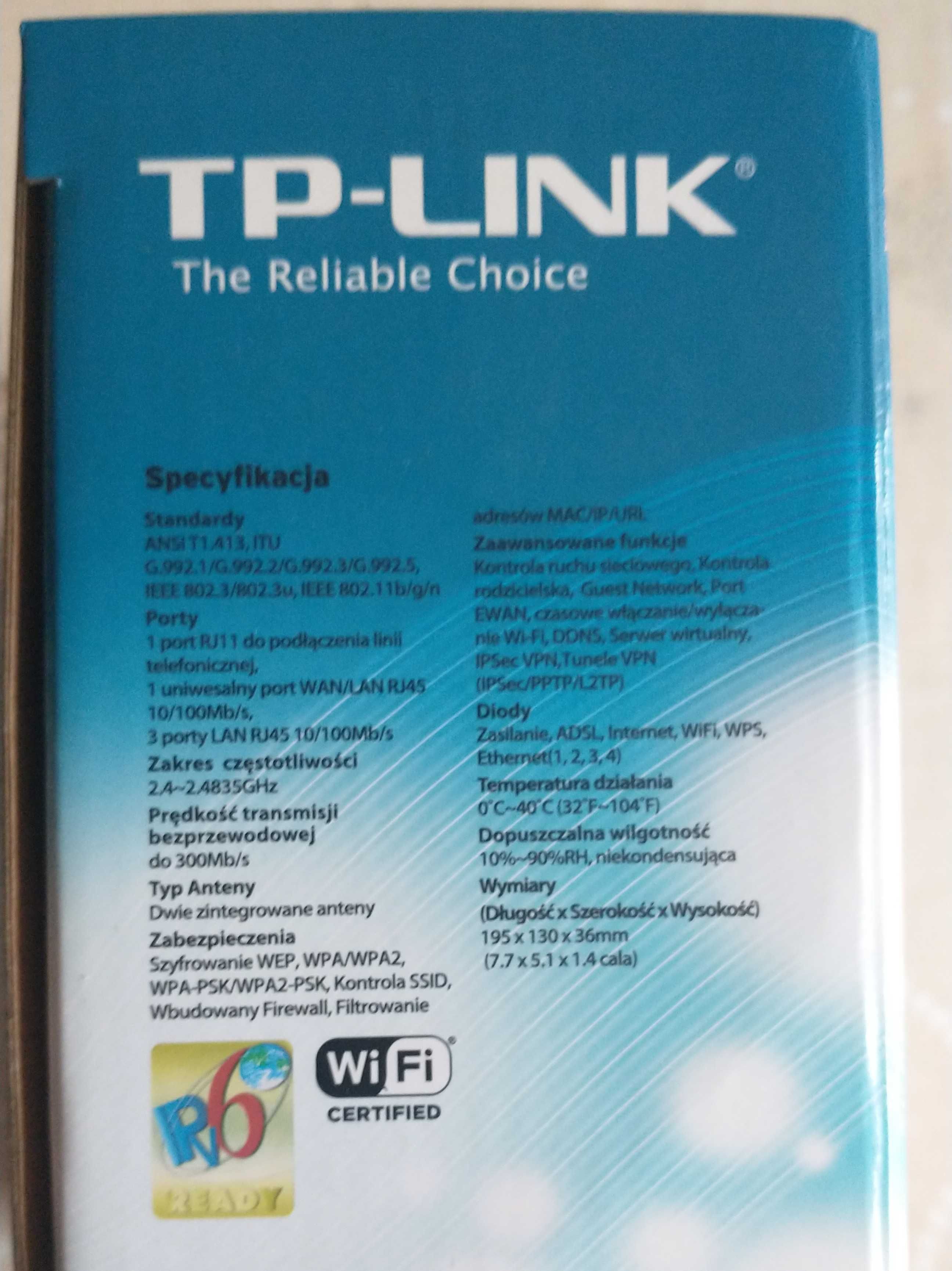 Tp Link ADSL2+ / model TD-W8960N.