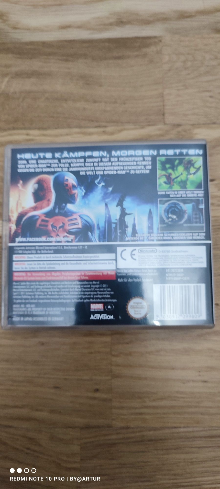 Gra Nintendo DS Spider-Man Edge of Time