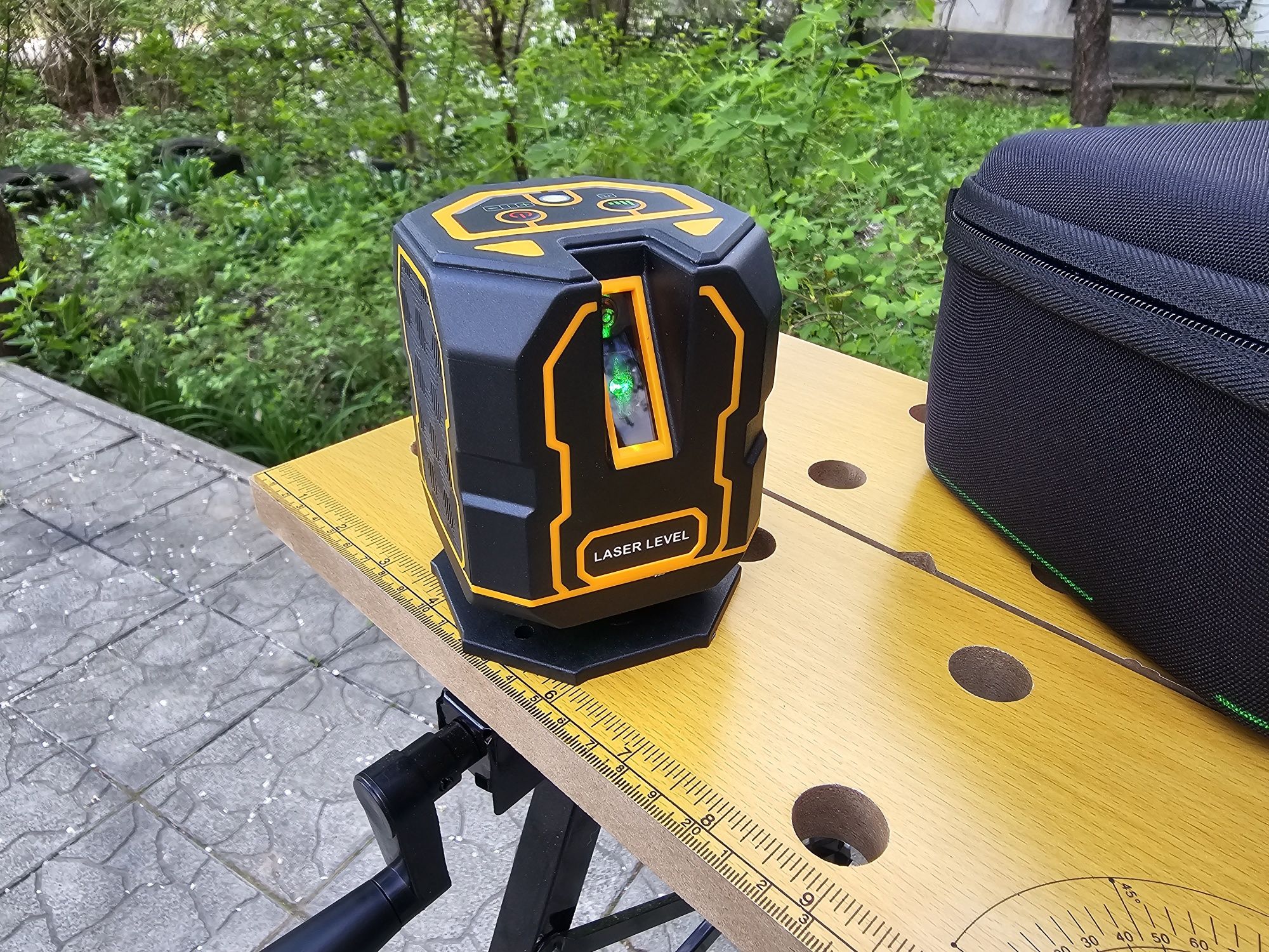 Качественный Лазерный уровень Laser Level 360° Pro Тонкая линия Аккум.