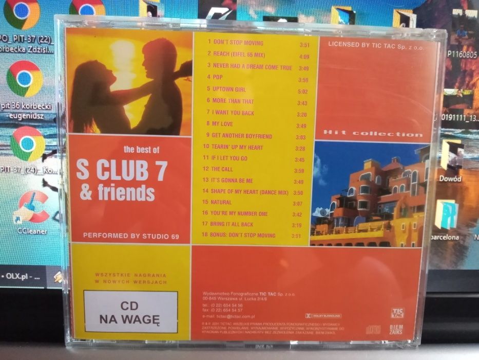 płytę CD the best of S CLUB 7 and friends - Hit Collection