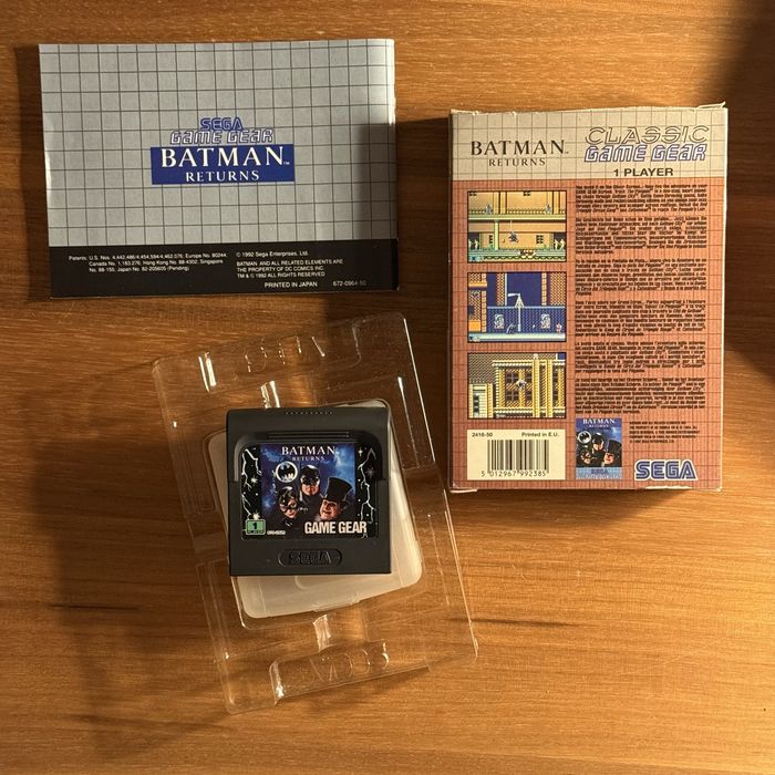 Batman Returns Sega Game Gear jogo completo