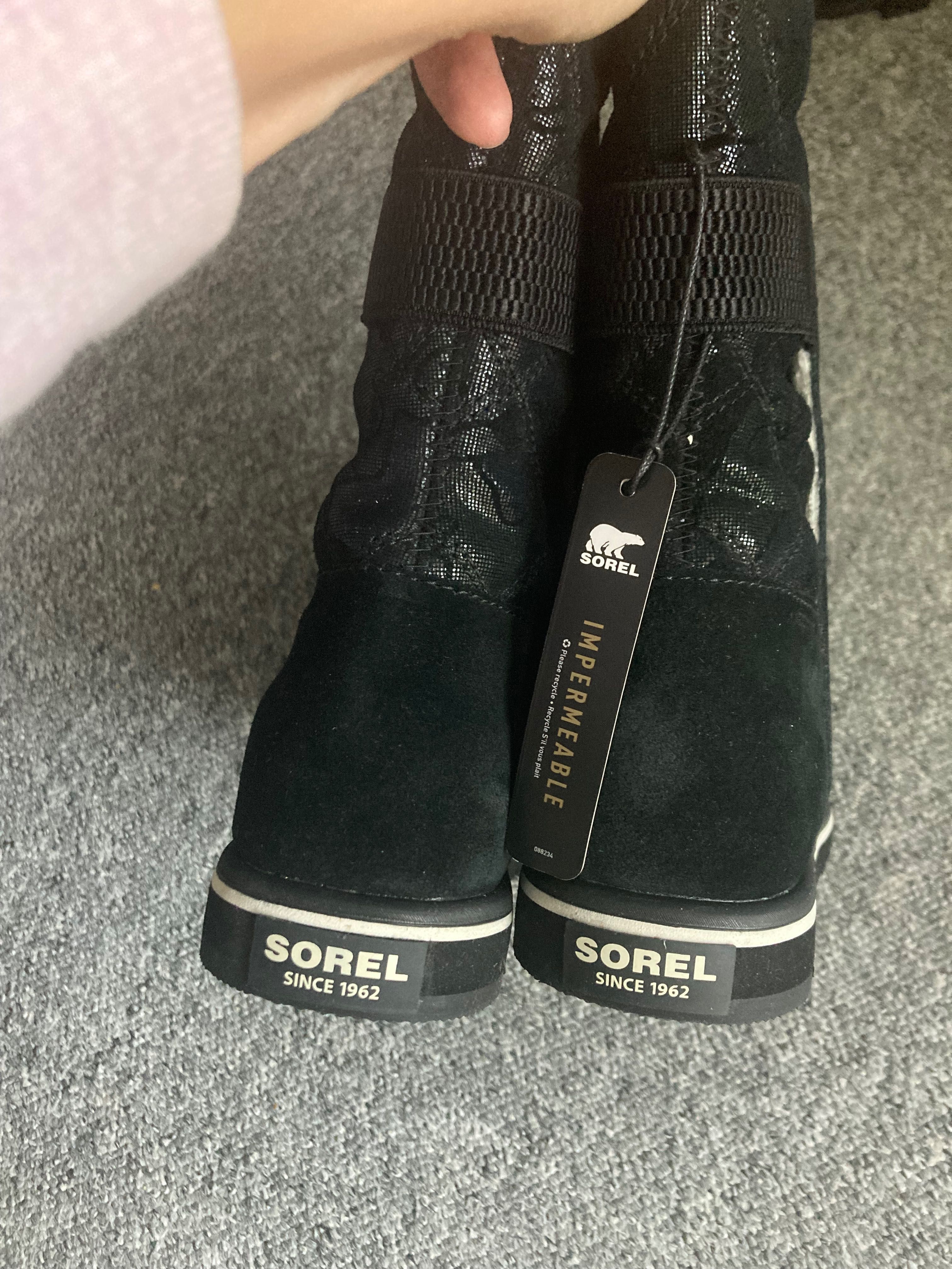 Buty Sorel zimowe czarne r. 37 NOWE