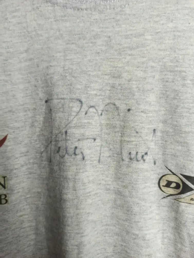 Racquetball championship t-shirt Peter Nicol koszulka z autografem