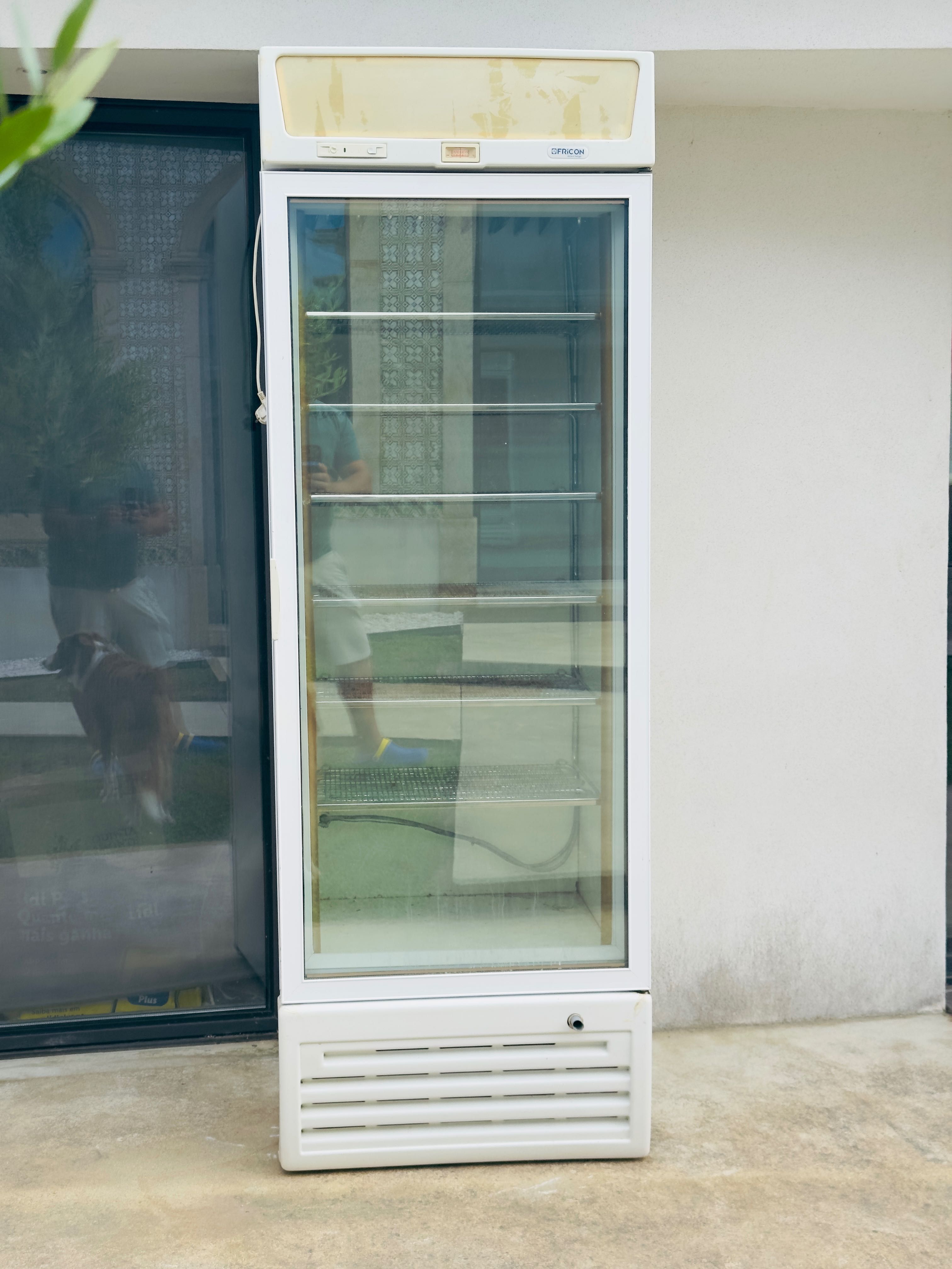 Arca Congeladora Vertical Fricon com Porta de Vidro