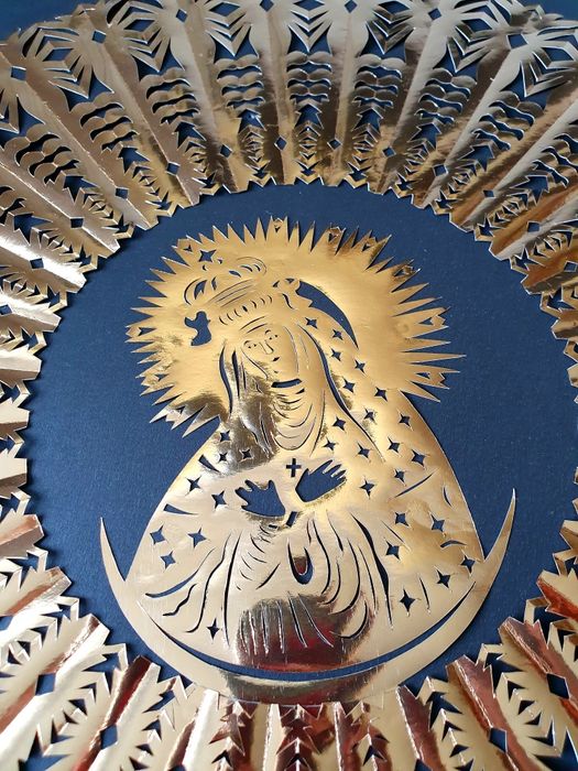 Wycinanka Matka Boska Ostrobramska