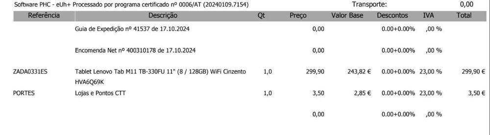 Tablet Lenovo Tab + Capa Folio Case + Pen Stylus Lenovo Tab Pen (NOVO)