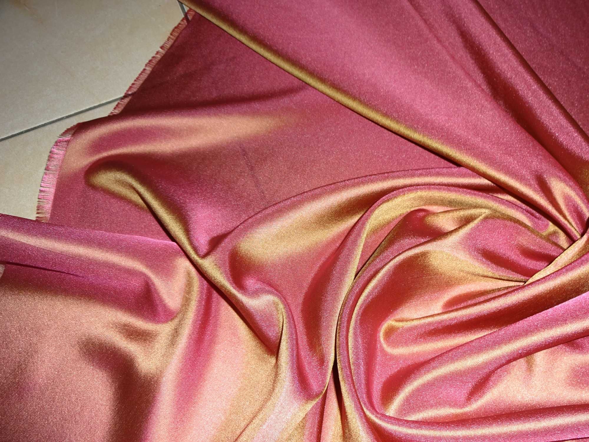 Krovni Scarf by KEVSER duża turecka mieniąca się chusta apaszka tafta