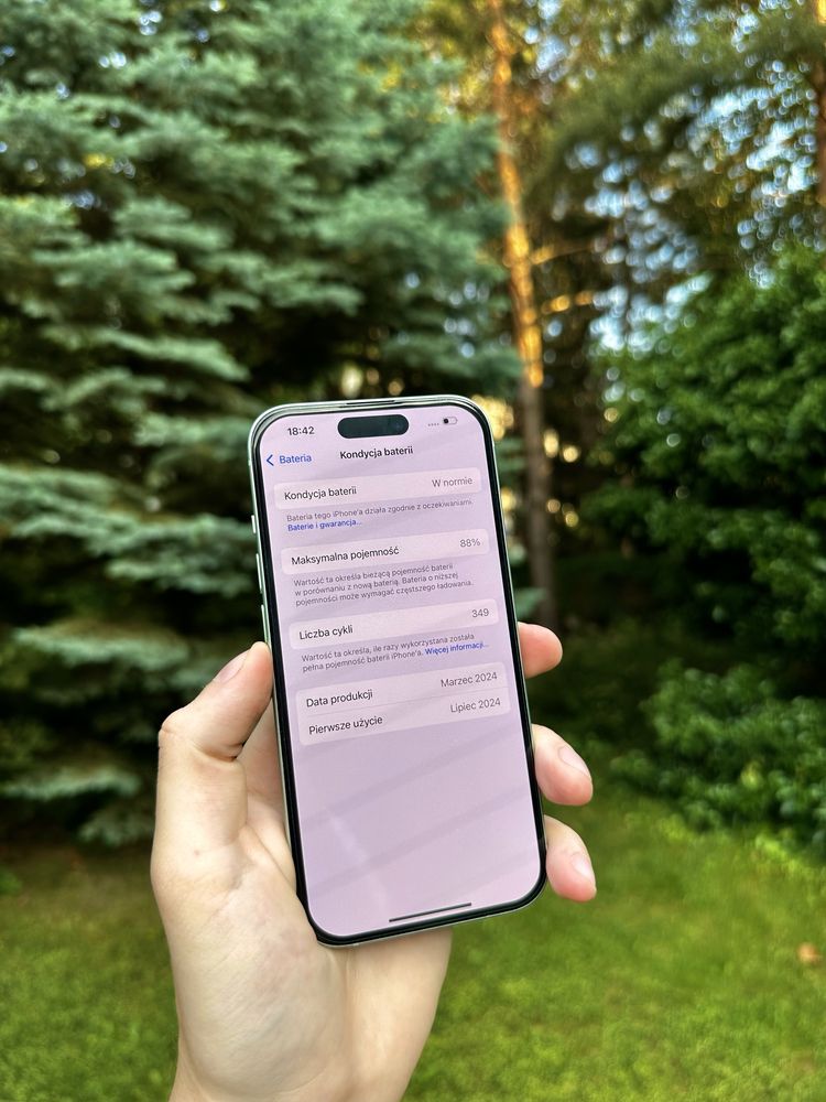 iPhone 15 128 GB Green Neverlock