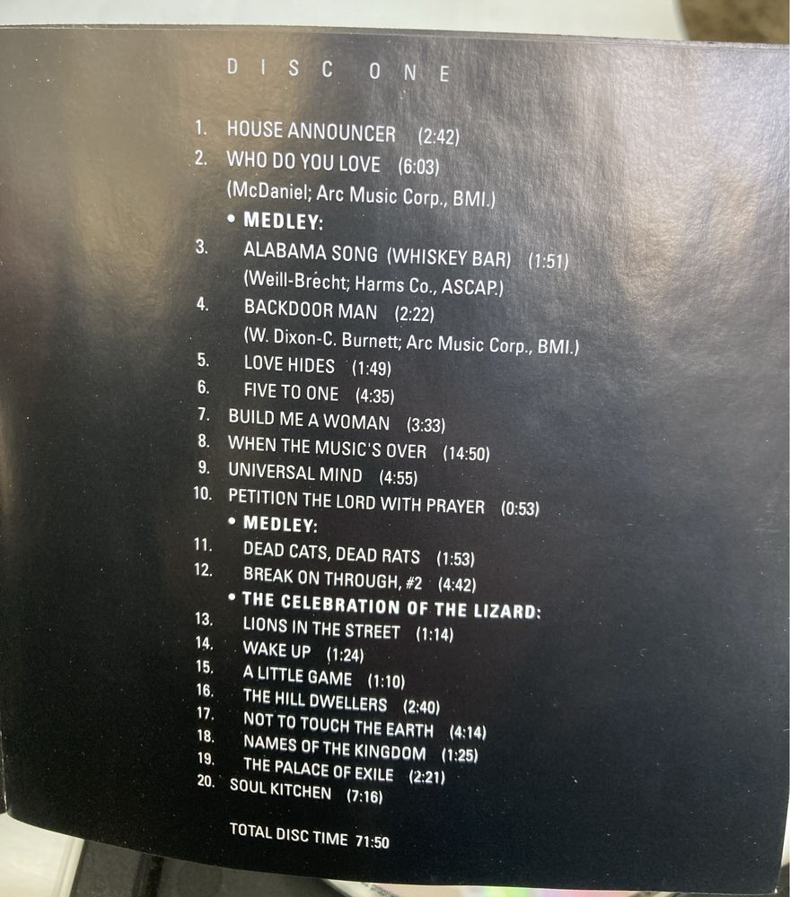 The Doors In Concert CD Duplo