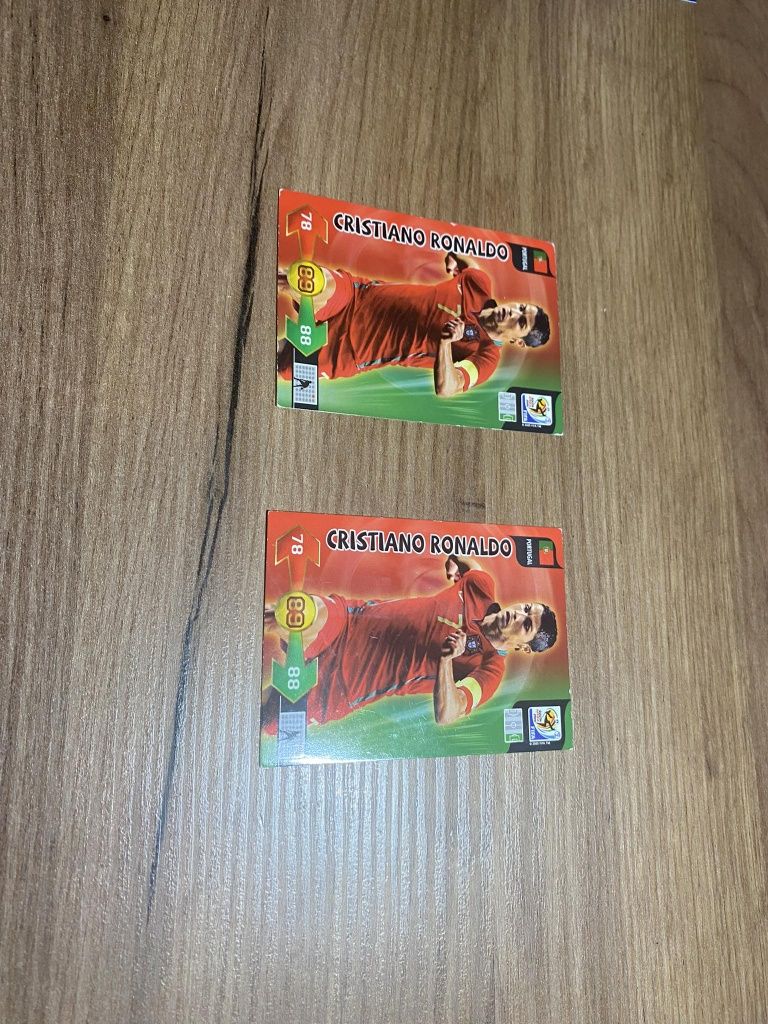 2 limitowane karty Panini World Cup 2010 CRISTIANO RONALDO