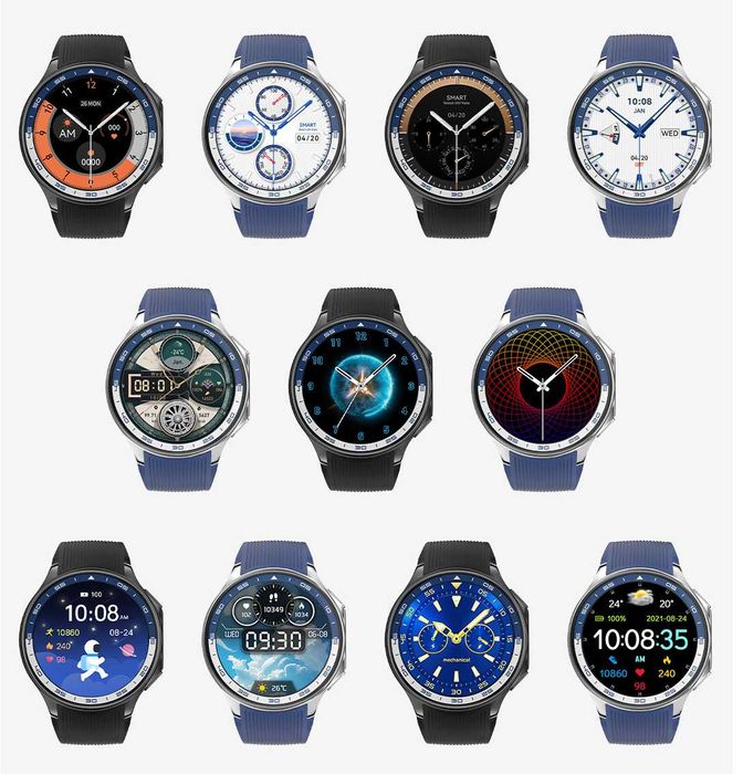 SMARTWATCH MĘSKI DT WATCH X AMOLED do tel. Samsung Apple Xiaomi 32Gb