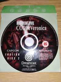 Resident Evil Code Veronica Dreamcast dysk 2