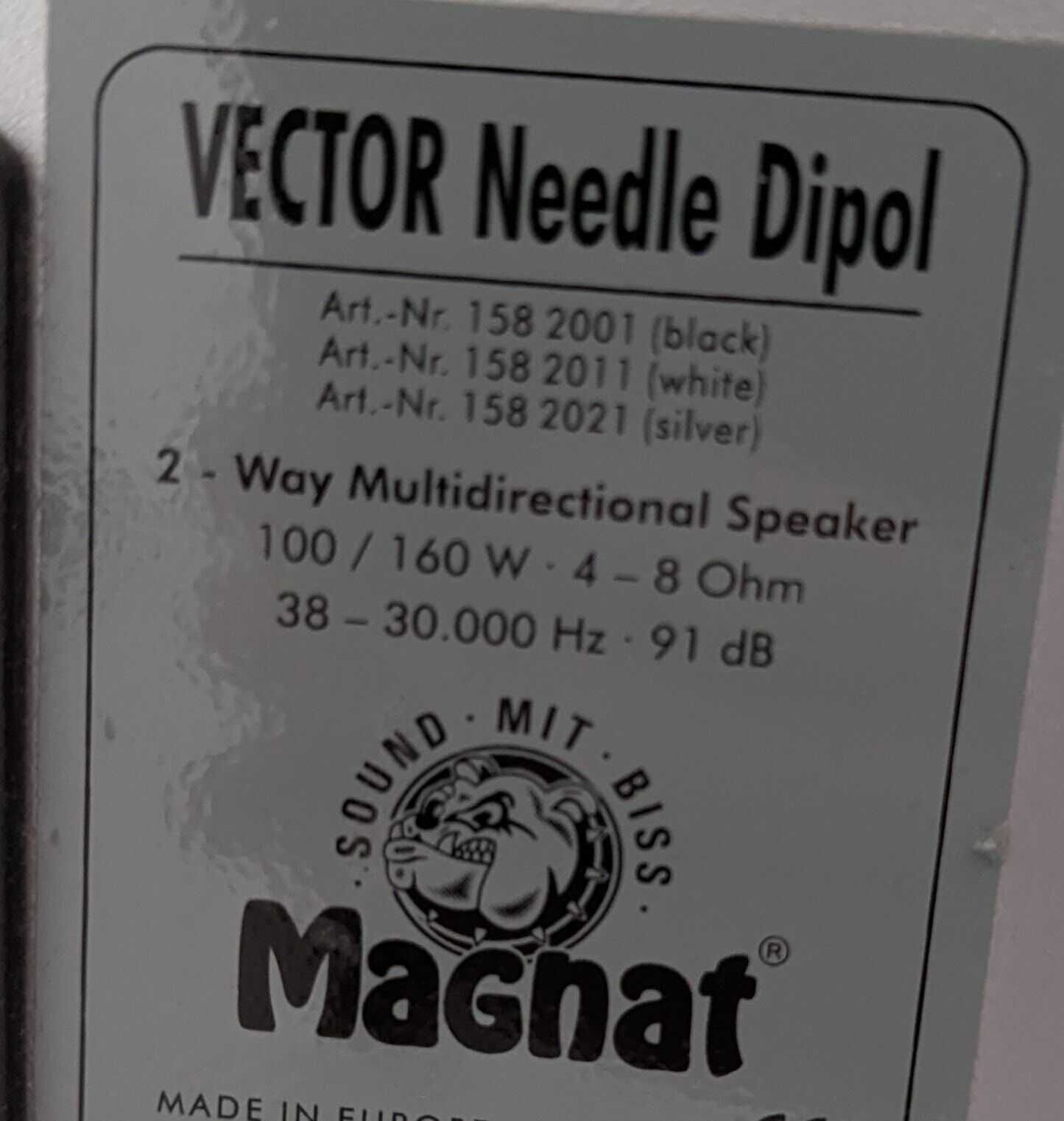 zestaw glosnikow magnat vector needle