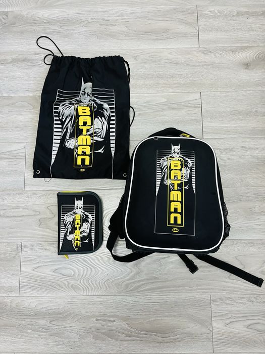 Набір рюкзак + пенал + сумка для взуття Kite DC Batman