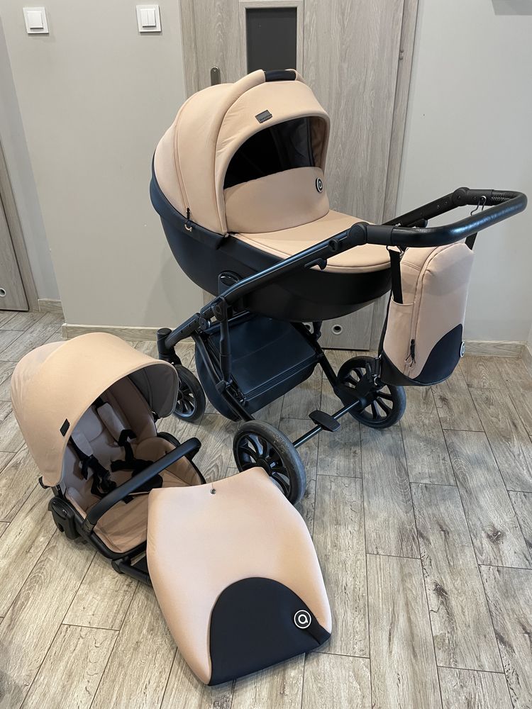 Wózek 2w1 Anex m/type Coral gondola i spacerówka nosidełko i adaptery