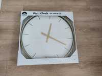 Nowy biały zegar ścienny 51 cm