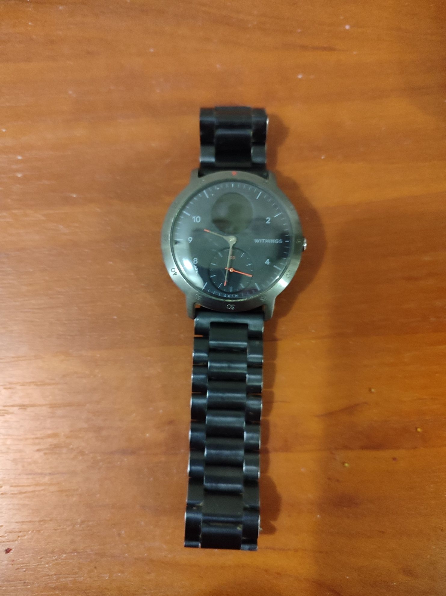 Гібридний Смарт-годинник WITHINGS Steel HR Sport Watch 40mm Black