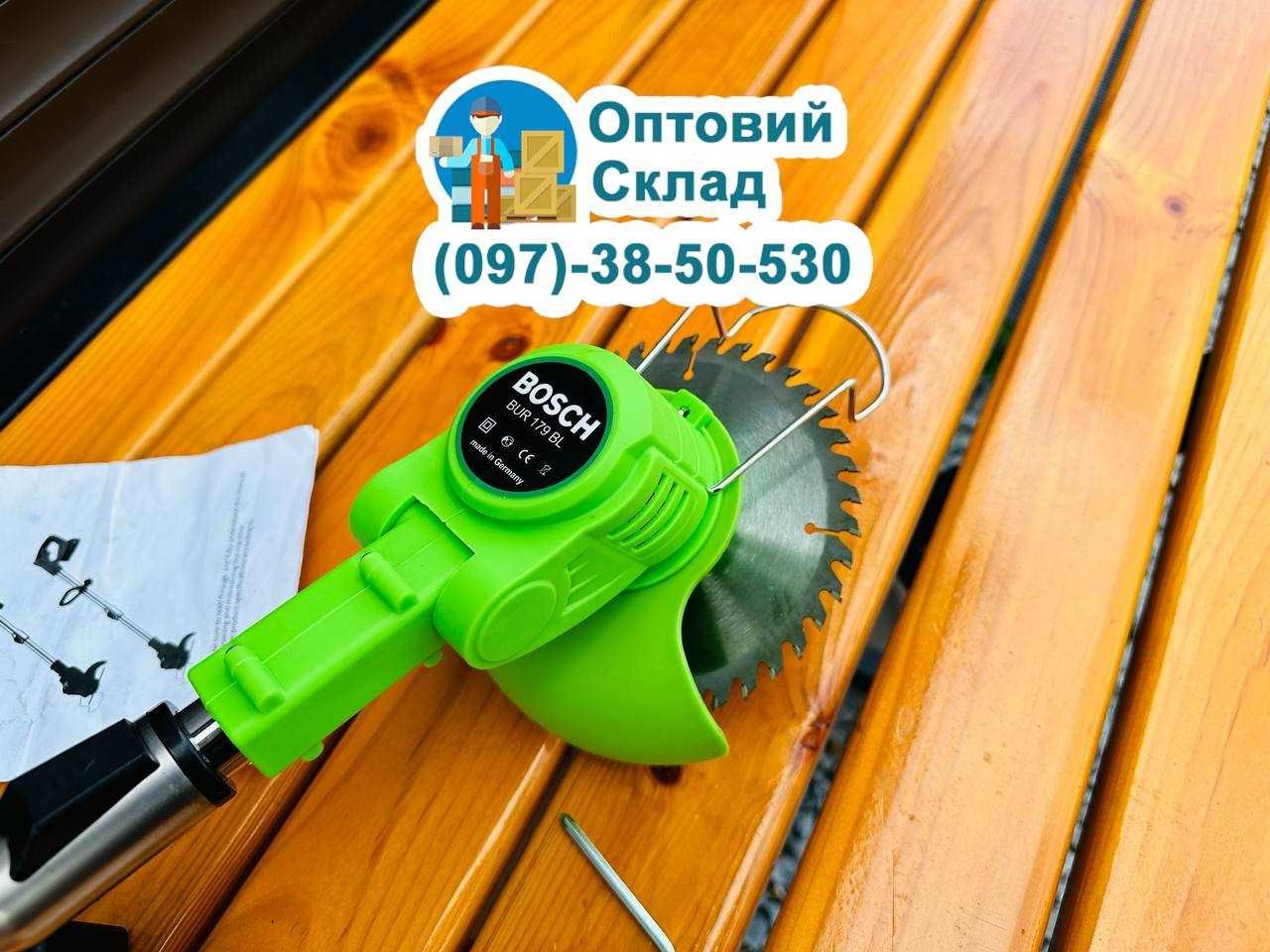 Електро Кущоріз BOSCH BUR179BL 36V-6A Аккумуляторный тример Косарка