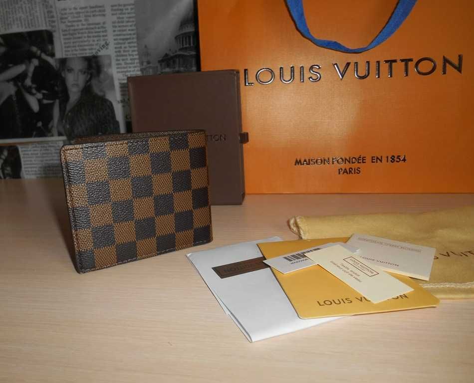 Louis Vuitton portmonetka portfel męski skóra 56-23