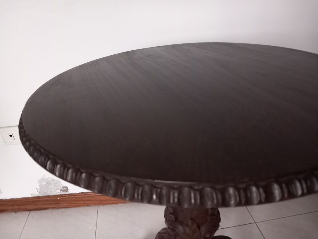 Mesa apoio redonda