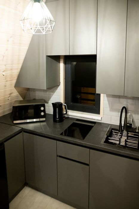 Відпочинок в AFrame будинку з сауною, альтанкою, мангалом в Денишах