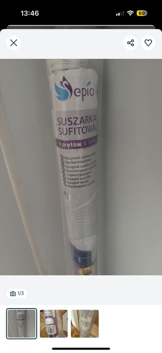 Suszarka sufitowa
