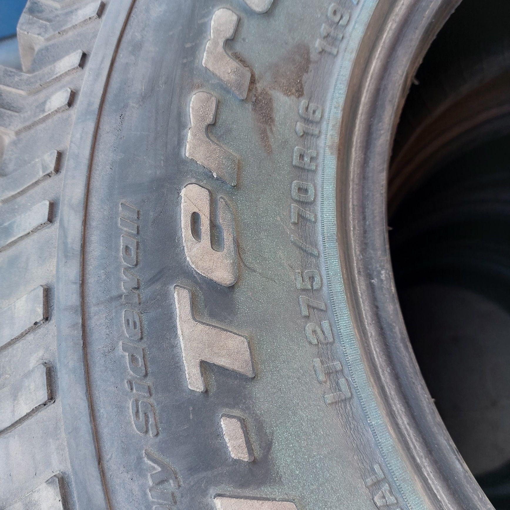 Колеса 275 70 16 BFgoodrich 75 шини А/Т резина грязева болотна 33 10.5