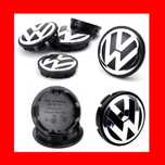 *NOWE* Dekielki 65mm VW VOLKSWAGEN komplet 4szt. srebrne dekle