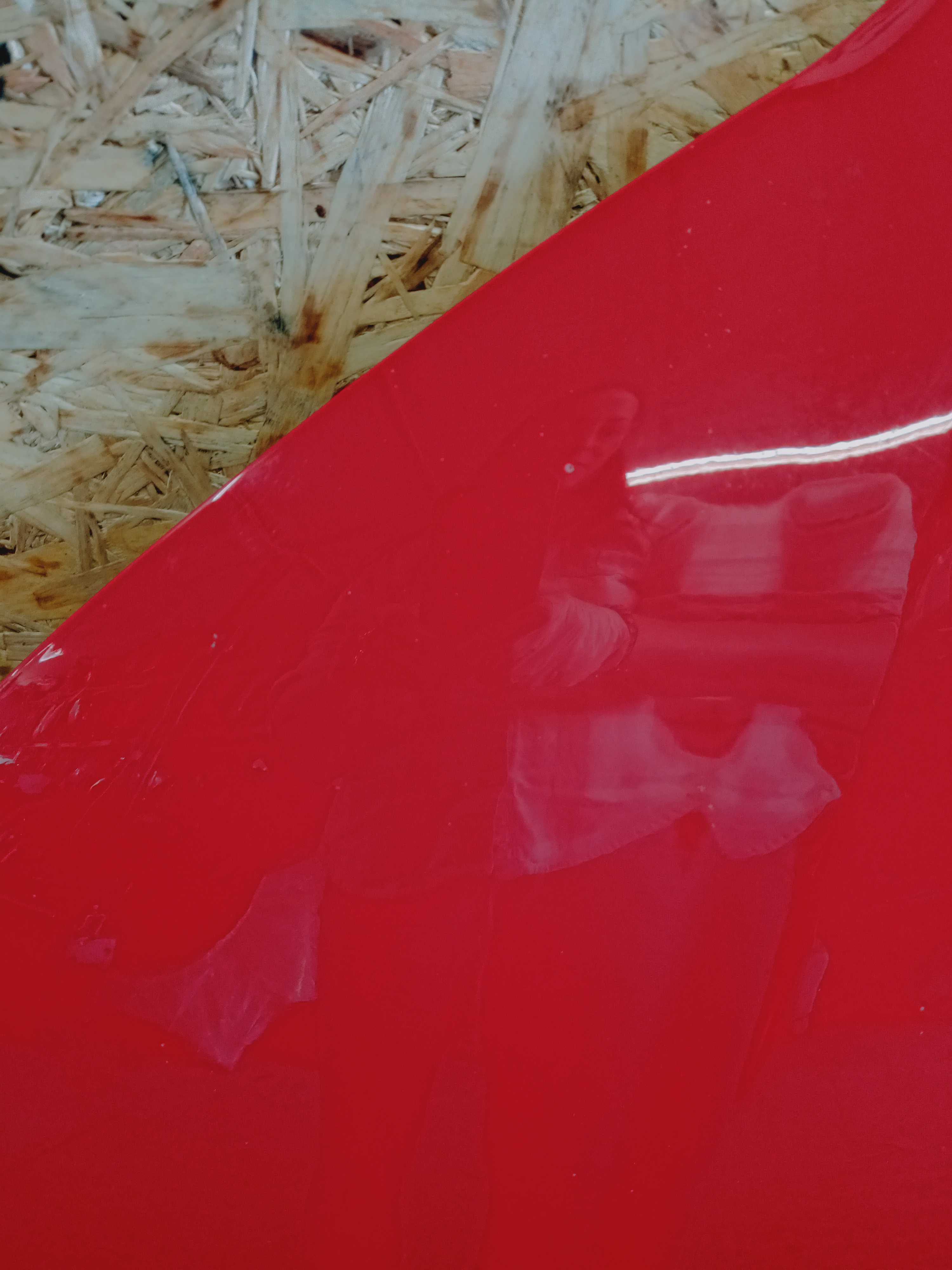 Audi A3 8P lift maska przód przednia 04-09 duży grill kolor czerwona
