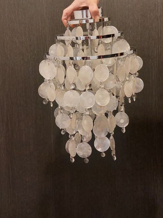 Lampa wisząca kryształowa