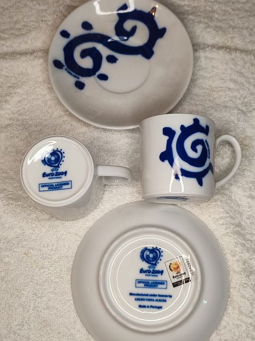 Chávenas de café Vista Alegre Euro 2004
