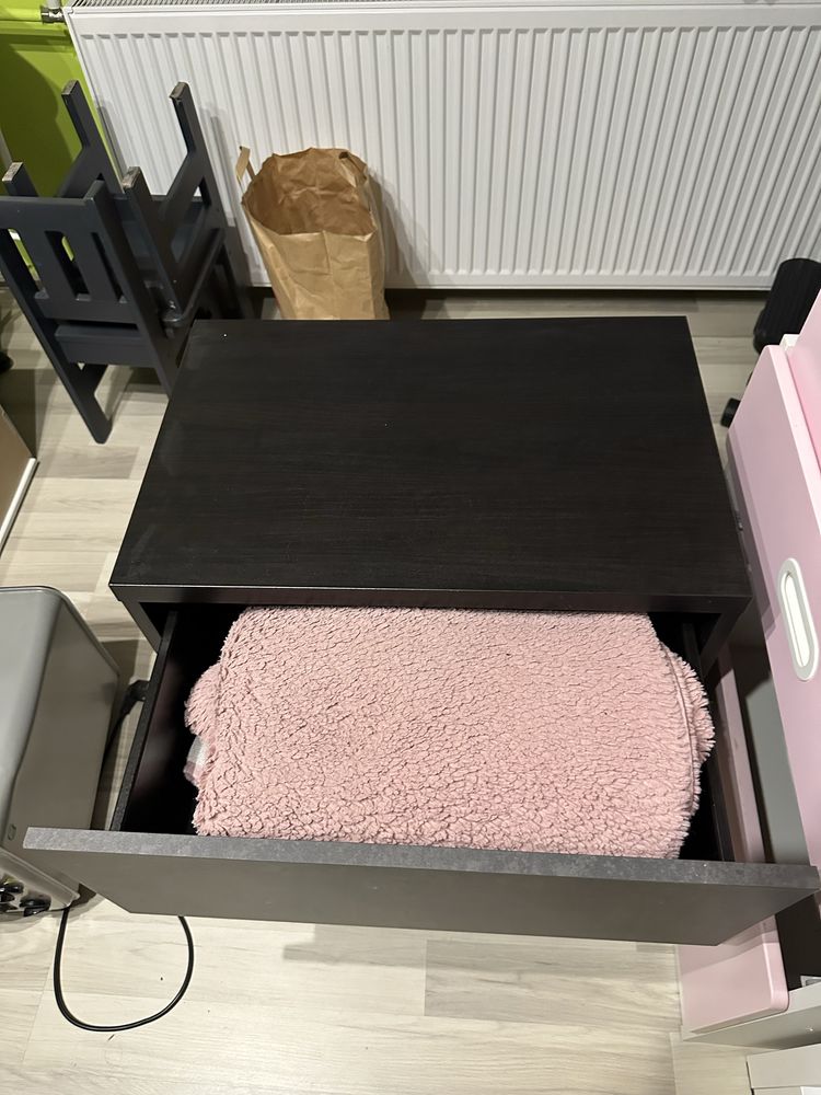 Szafka komoda nocna Besta IKEA 2 szuflady 60x40x64