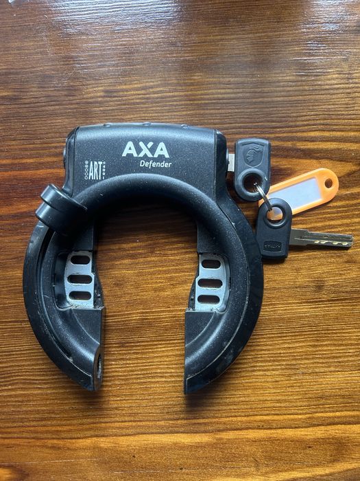 Zapiecie do roweru AXA Defender dwa kluczyki