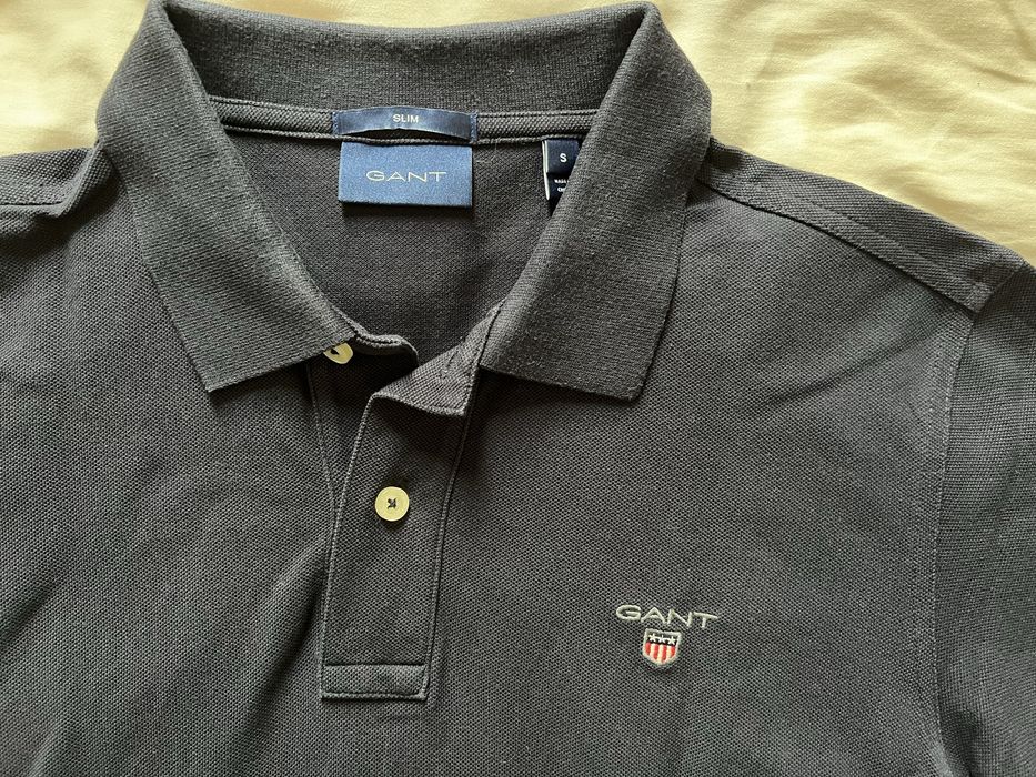 Granatowe Polo - Gant rozmiar S - slim