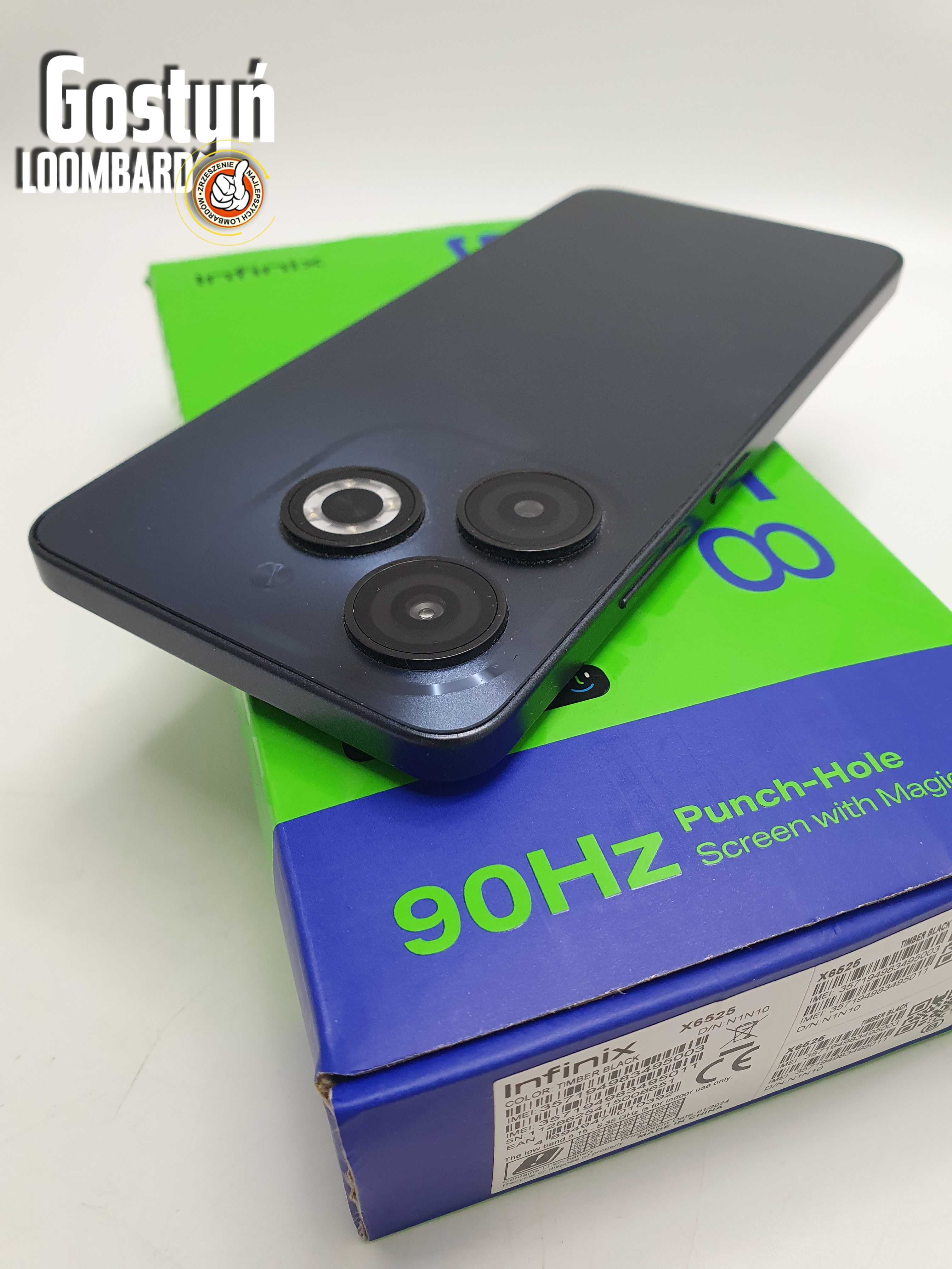 Od Loombard Gostyń Telefon Infinix  Smart 8 3GB 64GB Gwarancja!!!