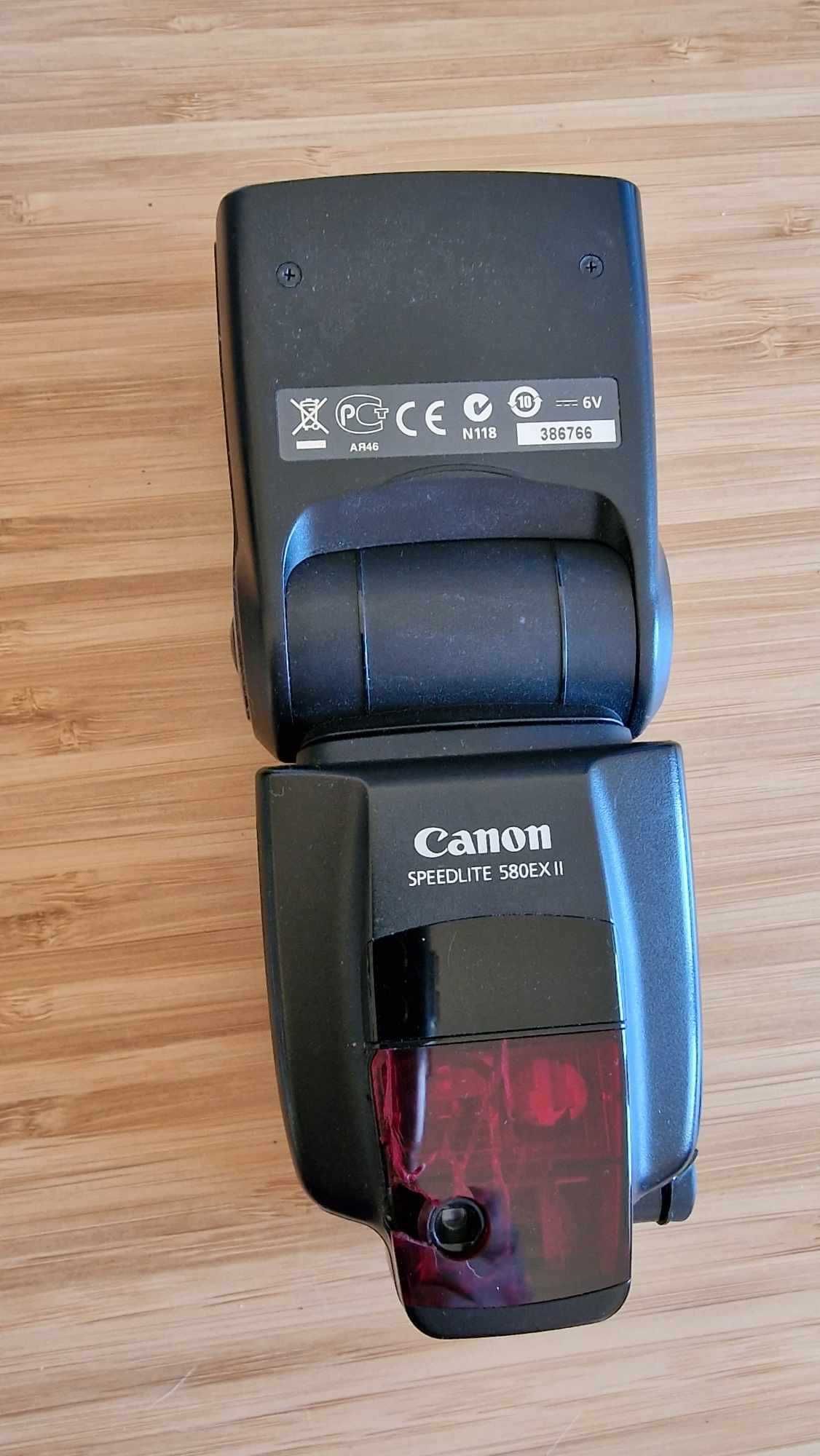 lampa błyskowa Canon 580 EX II uszkodzona