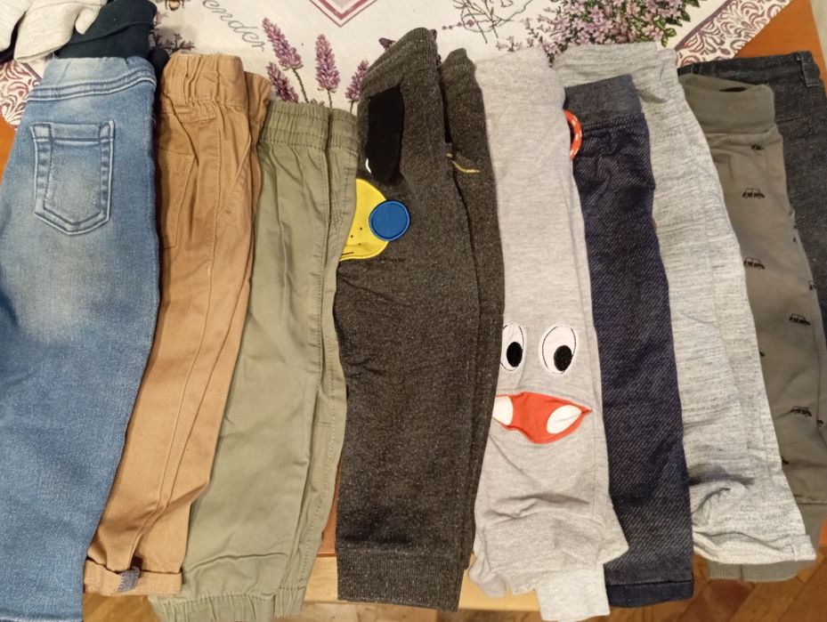 Paczka ubranek chłopiec rozmiar 80