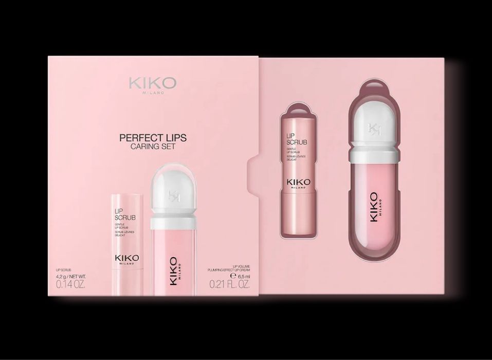 Подарунковий набір KIKO скраб+lip volume