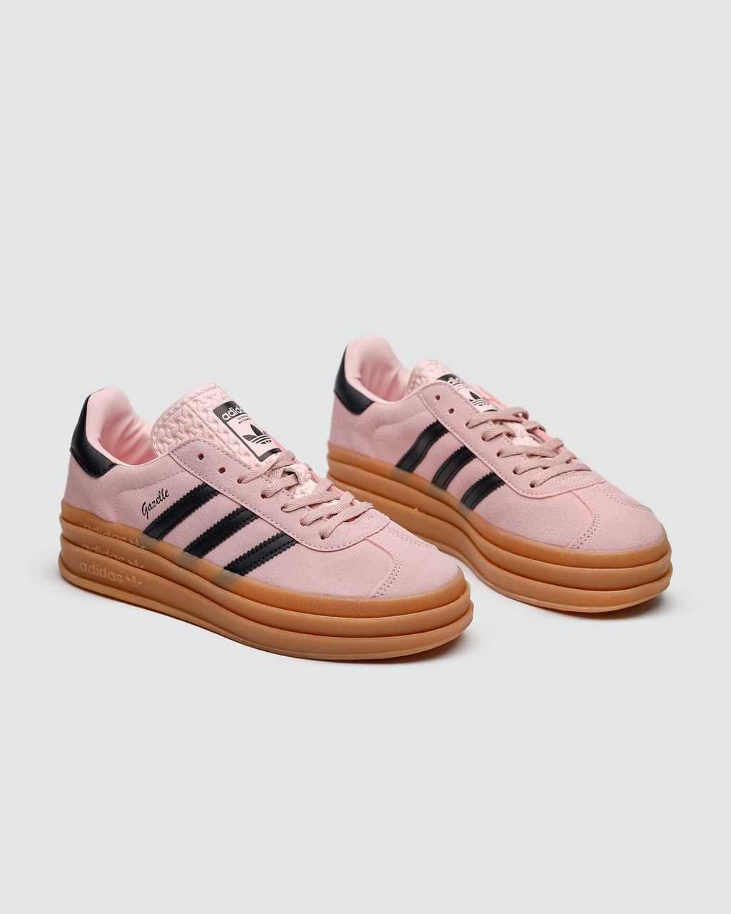 Жіночі кросівки Adidas Gazelle Bold Platform рожевий C-02023 ТОПЧИК