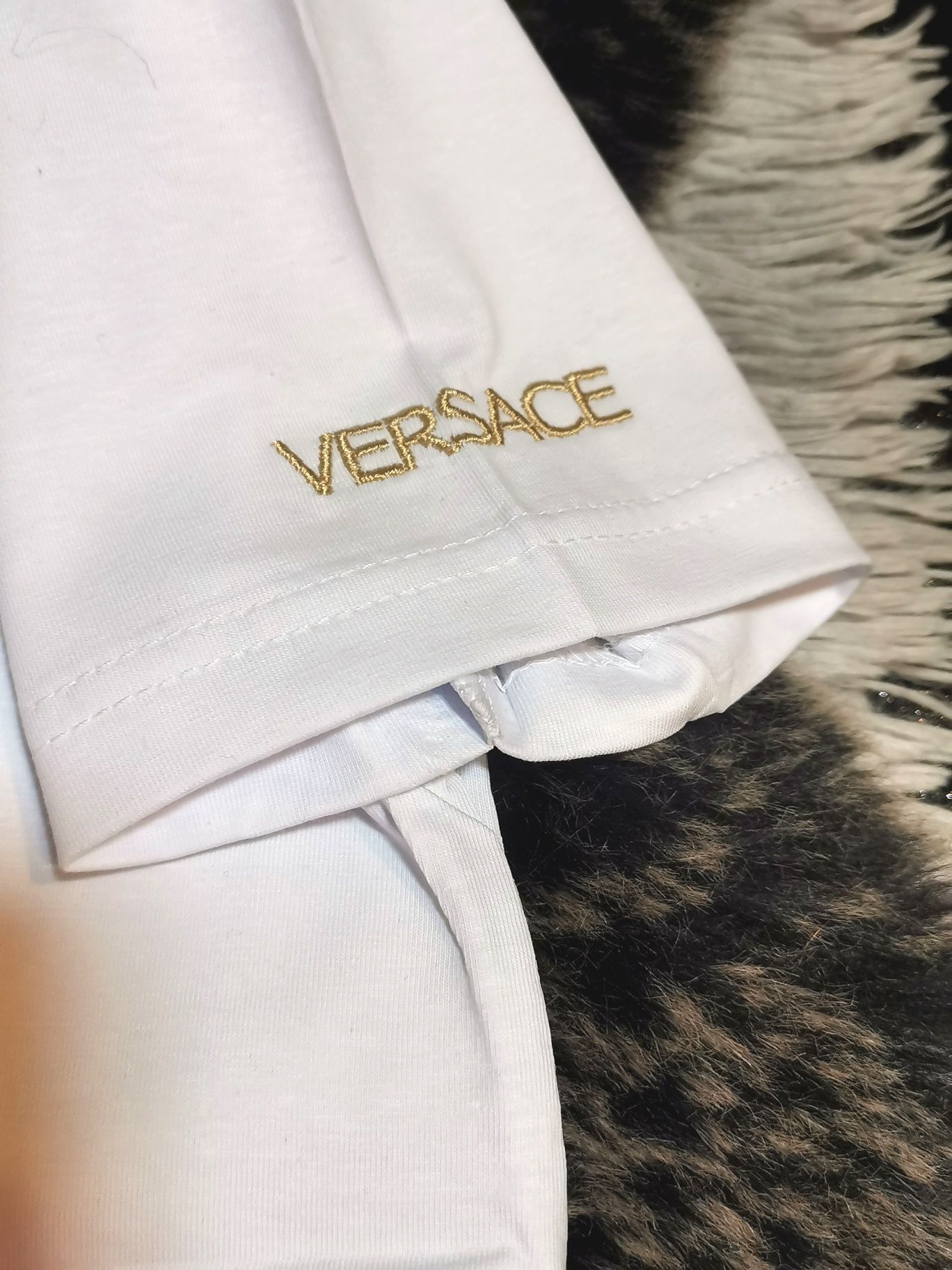Koszulki męskie bawelniane Versace