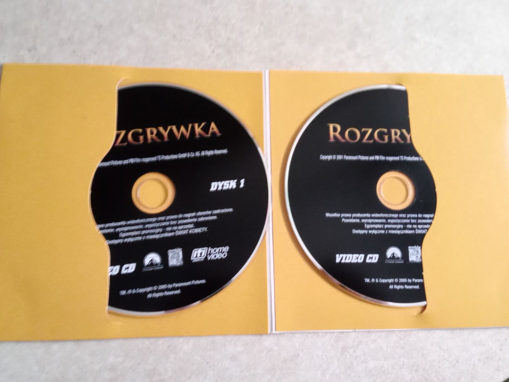 Film DVD - Rozgrywka