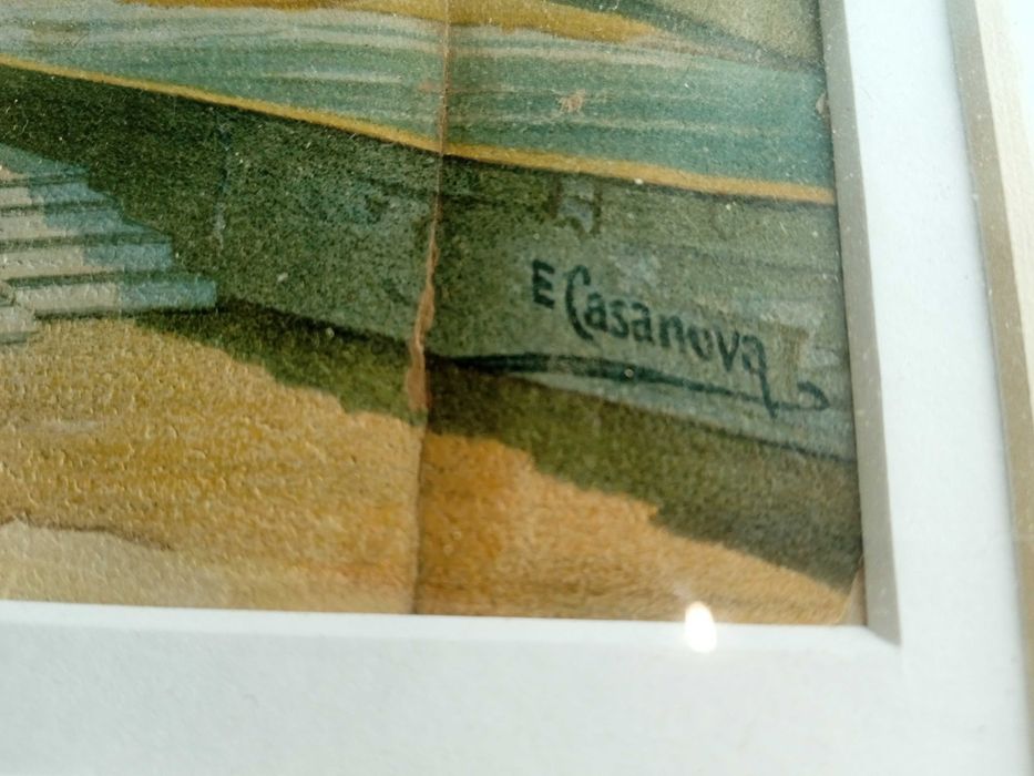 Gravura de Enrique Casanova, mestre de D. Carlos