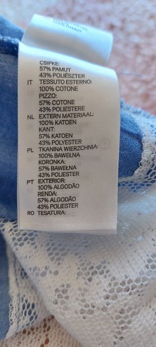 Sukienka letnia falbanki H&M