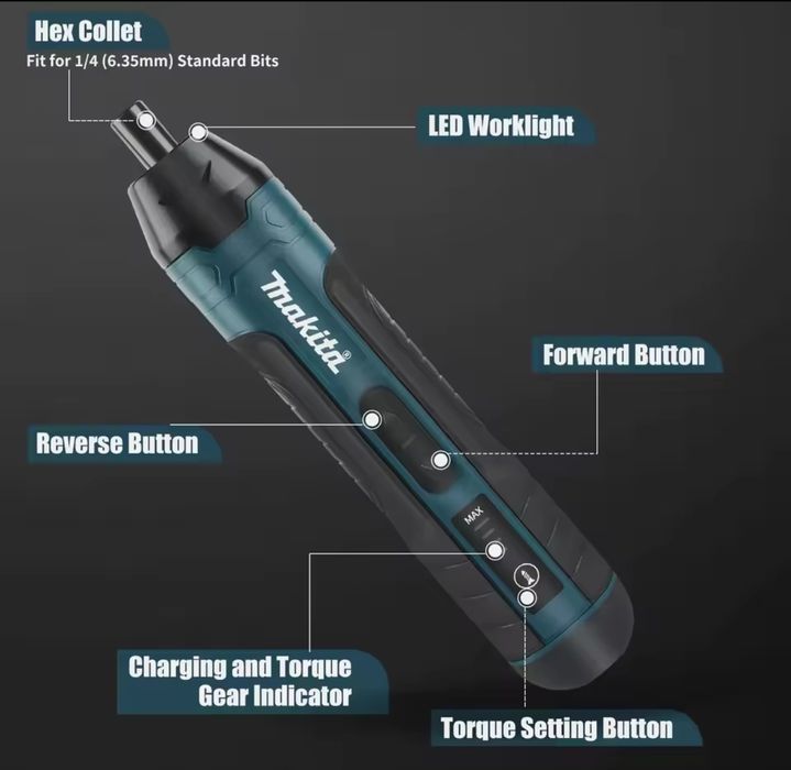 Makita Wkrętak elektryczny Lithium Pro