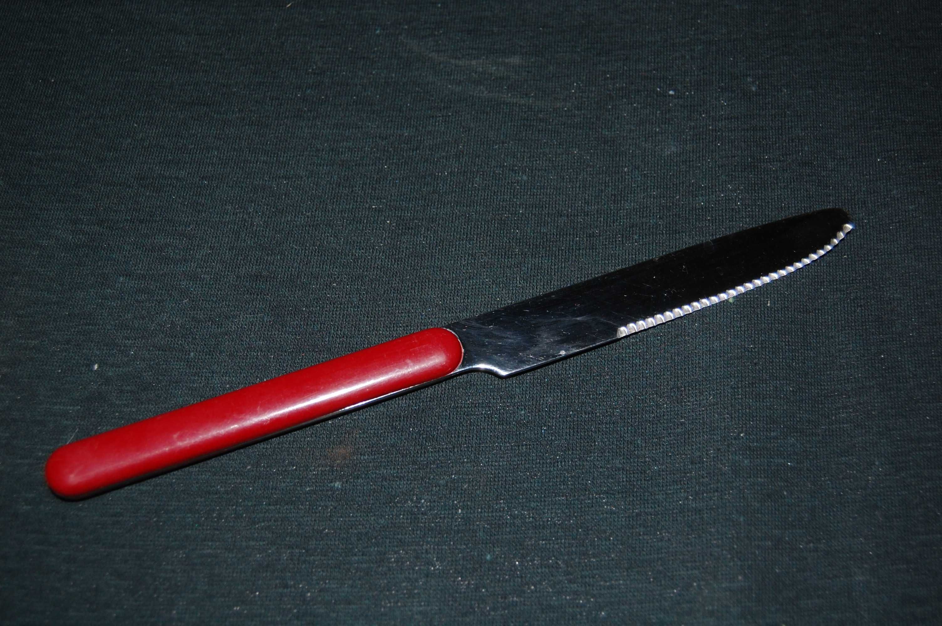 Noże z plastikową rączką - 6 sztuk
